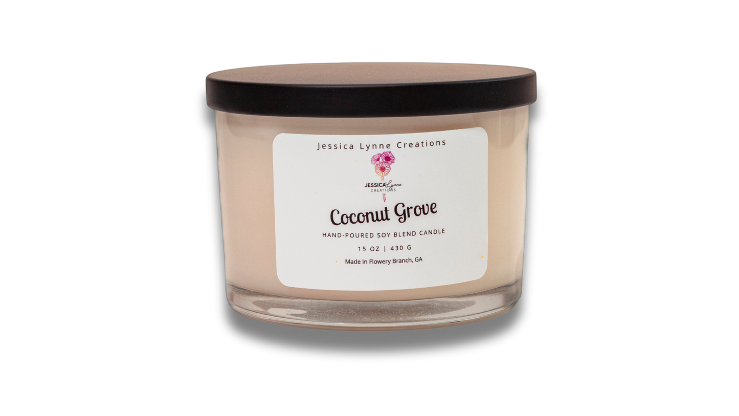 Coconut Grove - Candle + Wax Melt Home Fragrance Collection