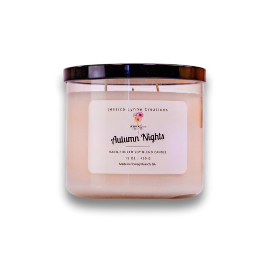 Autumn Nights - Hand Poured Candles & Wax Melts