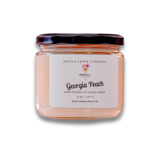 Georgia Peach Hand Poured Candles & Wax Melts