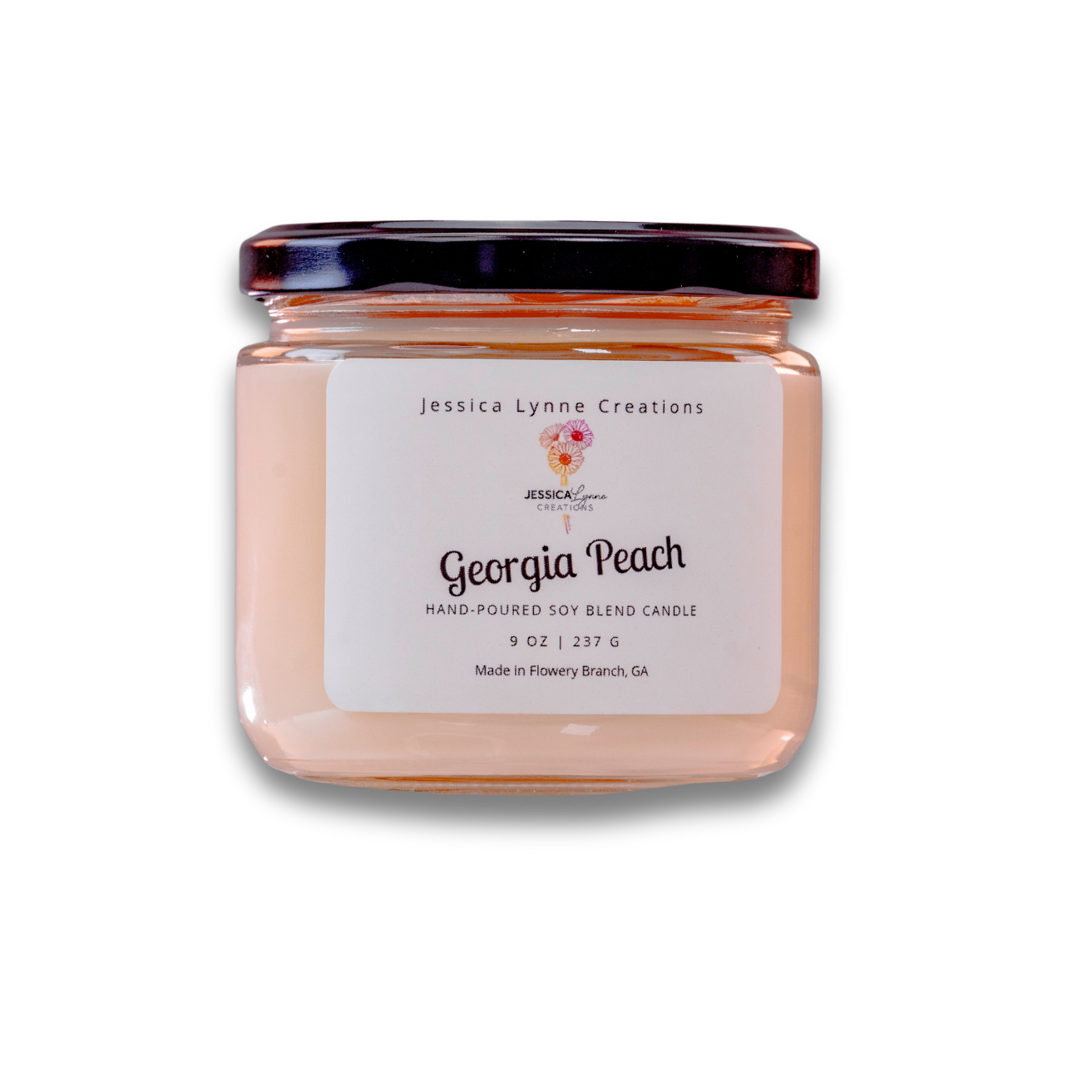 Georgia Peach Hand Poured Candles & Wax Melts