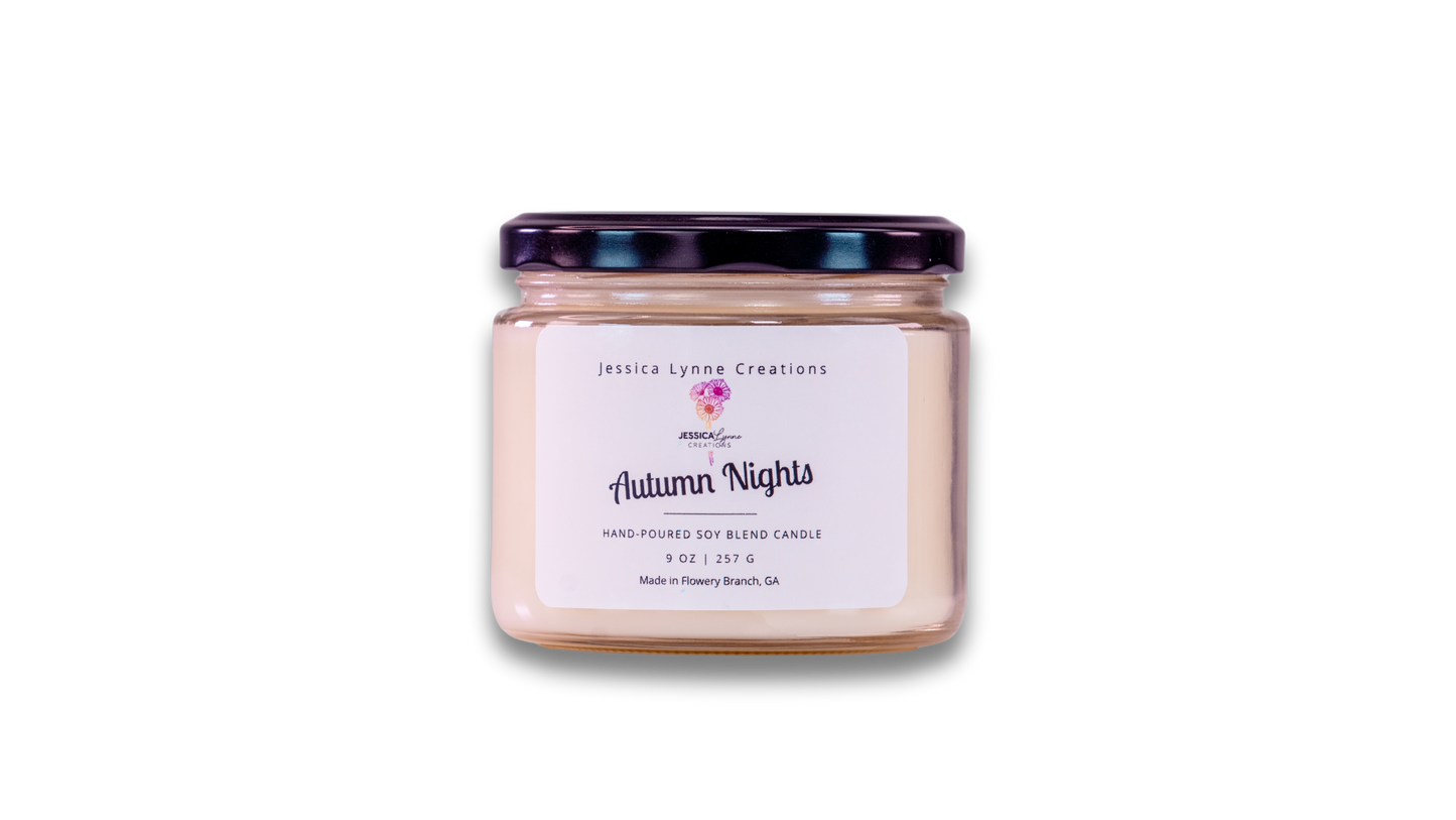 Autumn Nights - Hand Poured Candles & Wax Melts