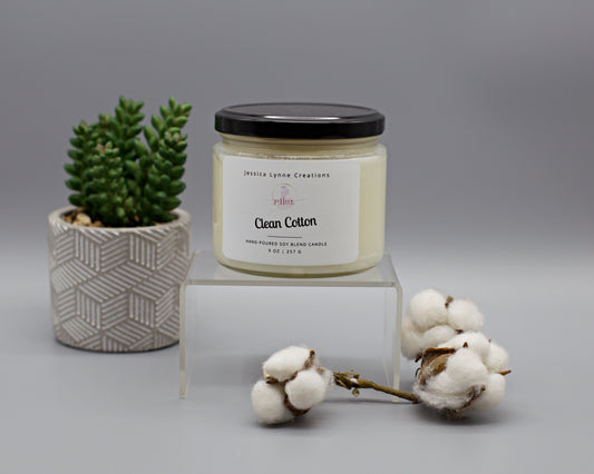Clean Cotton Hand Poured Candle
