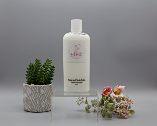 Island paradise hand and body lotion