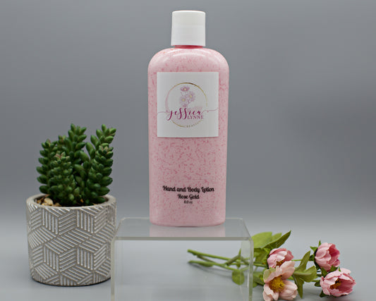 "Rose Gold" 8 Ounce Handmade Shea Butter Lotion