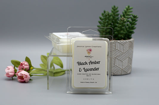 Black Amber & Lavender Wax Melts