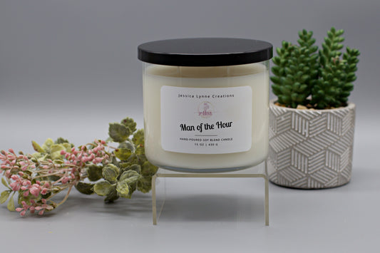 Man of the Hour Hand Poured Candle