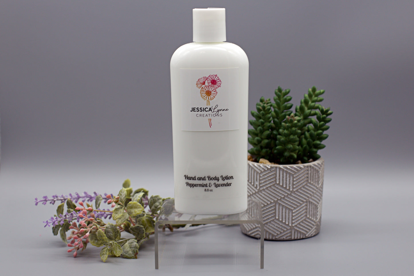 Peppermint & Lavender - 8 Ounce Handmade Shea Butter Lotion