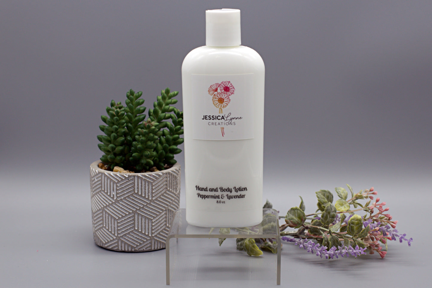 Peppermint & Lavender - 8 Ounce Handmade Shea Butter Lotion